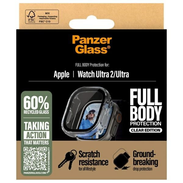 PanzerGlass Snappie Full Body Apple Watch Ultra 2 Clear/Transparent 3721