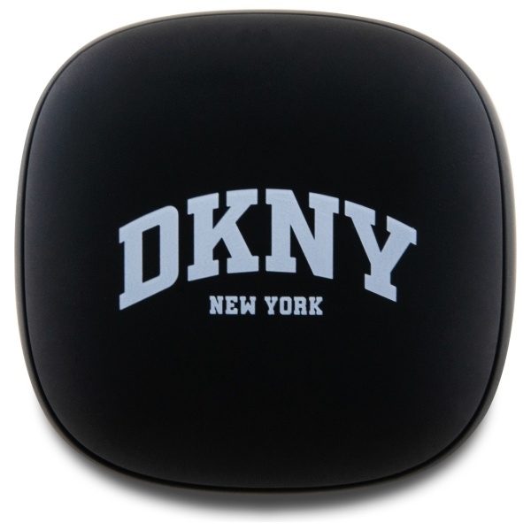 DKNY TWS BT 3D Rubber Matte Finish Wireless Headphones - Black