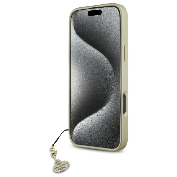 Guess GUHCP16XGF4GBR iPhone 16 Pro Max 6.9" brown/brown hardcase 4G Charms Collection