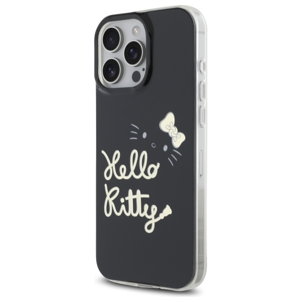 Hello Kitty iPhone 16 Pro Max Case IML Golden Diva MagSafe, Black
