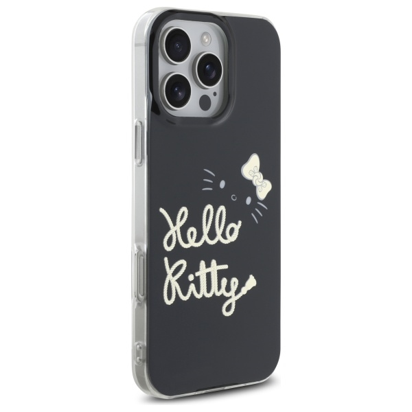 Hello Kitty iPhone 16 Pro Max Case IML Golden Diva MagSafe, Black