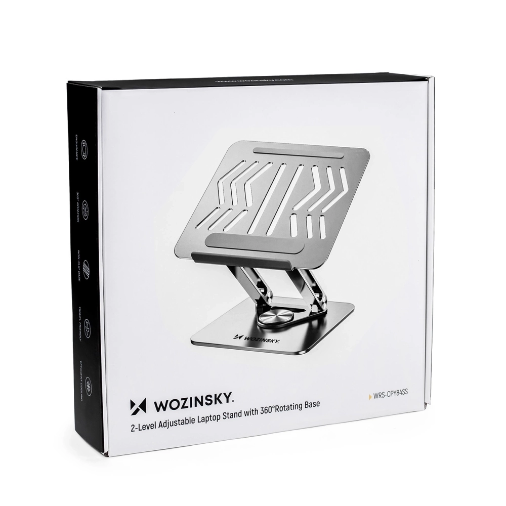 Wozinsky WRS-CPY84SS Aluminum Laptop and Tablet Stand, Silver