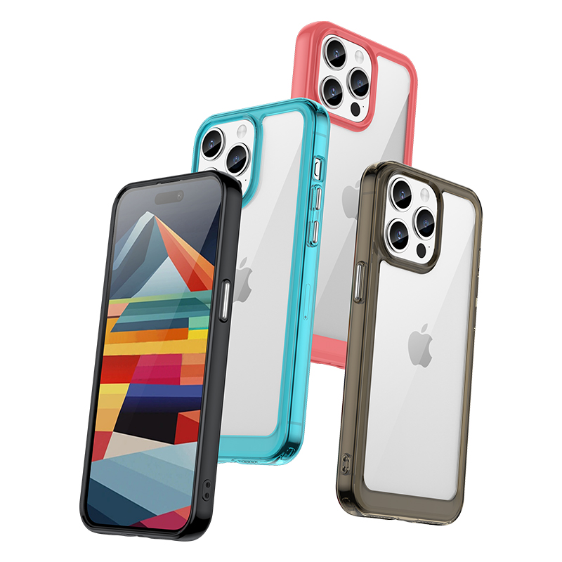 Outer Space Case for iPhone 15 Pro Max Hybrid Cover, Black