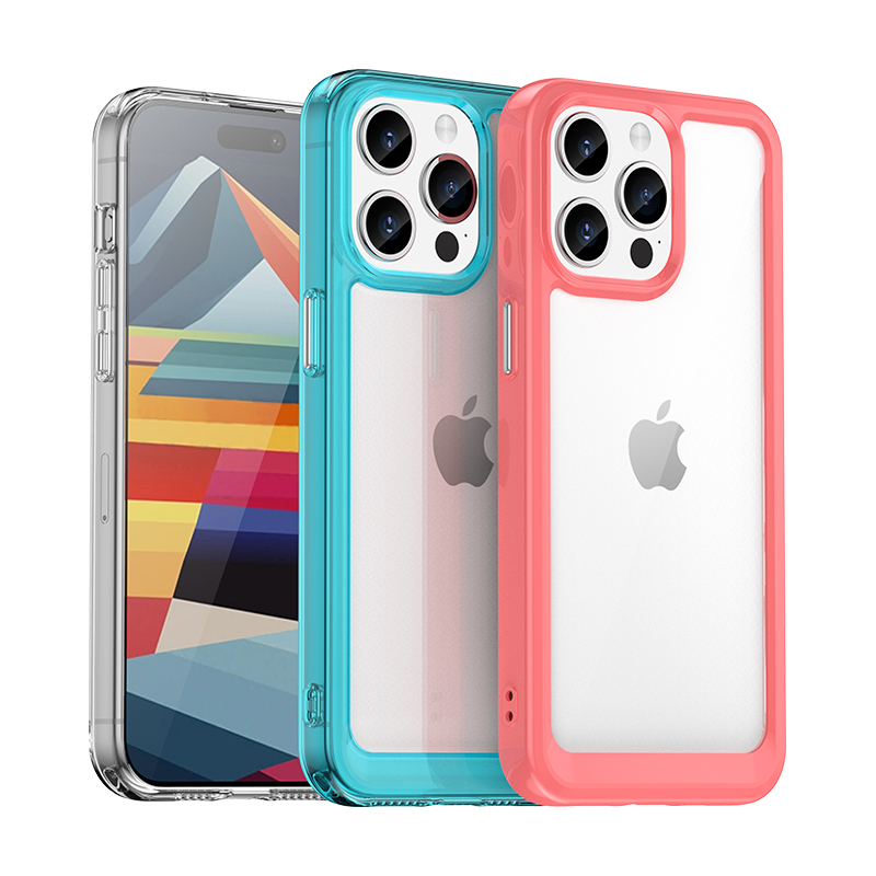 Outer Space Case for iPhone 15 Pro Max Hybrid Cover, Black