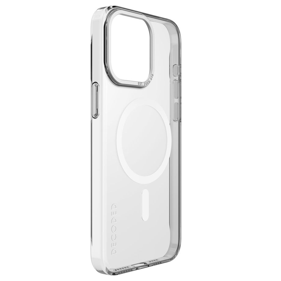 Decoded Transparent Clear Case with MagSafe for iPhone 15 Pro Max - transparent