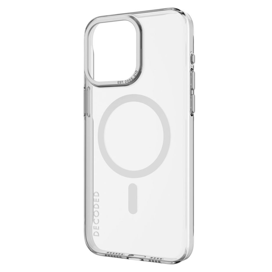 Decoded Transparent Clear Case with MagSafe for iPhone 15 Pro Max - transparent