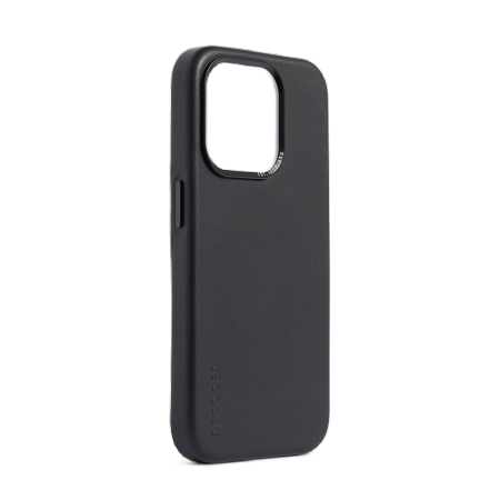 Decoded Leather Case with MagSafe for iPhone 15 Pro Max - black