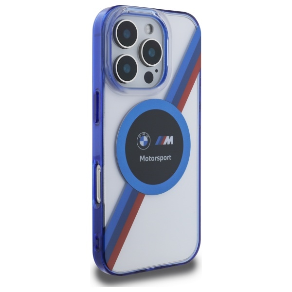 BMW iPhone 16 Pro Max Case Motosport IML Circle MagSafe, Transparent