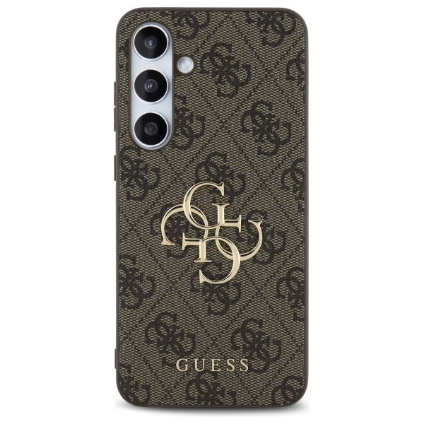 Guess GUHCS24FE4GMGBR S24 FE S721 brown/brown hardcase 4G Big Metal Logo