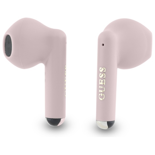 Bluetooth наушники Guess GUTWSJ14ESGP TWS Printed Classic Logo, розовые