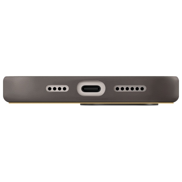 Uniq Lyden DS iPhone 16 Pro 6.3" Magclick Charging case yellow-gray/yellow-gray