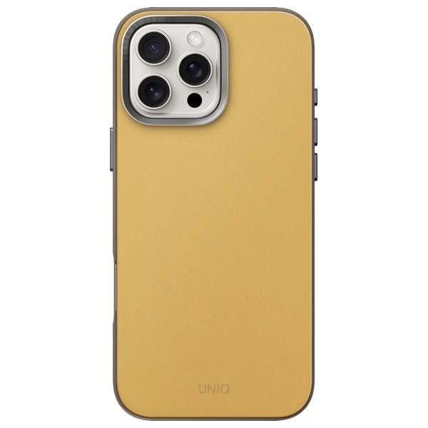 Uniq Lyden DS iPhone 16 Pro Max 6.9\" Magclick Charging case yellow-gray/yellow-gray