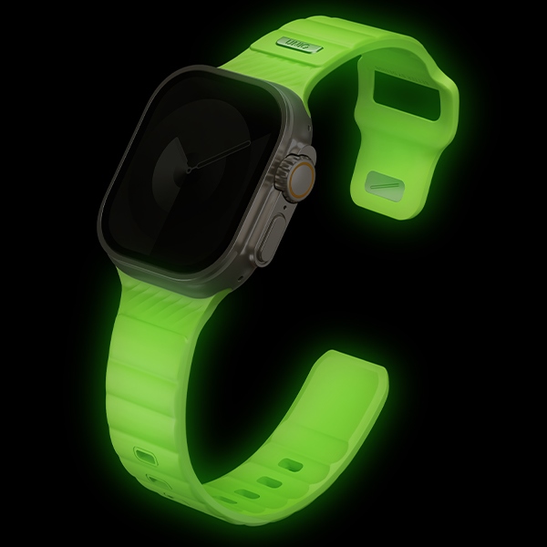 Uniq Stride SE Apple Watch strap 49/46/45/44mm FKM Rubber Strap lume