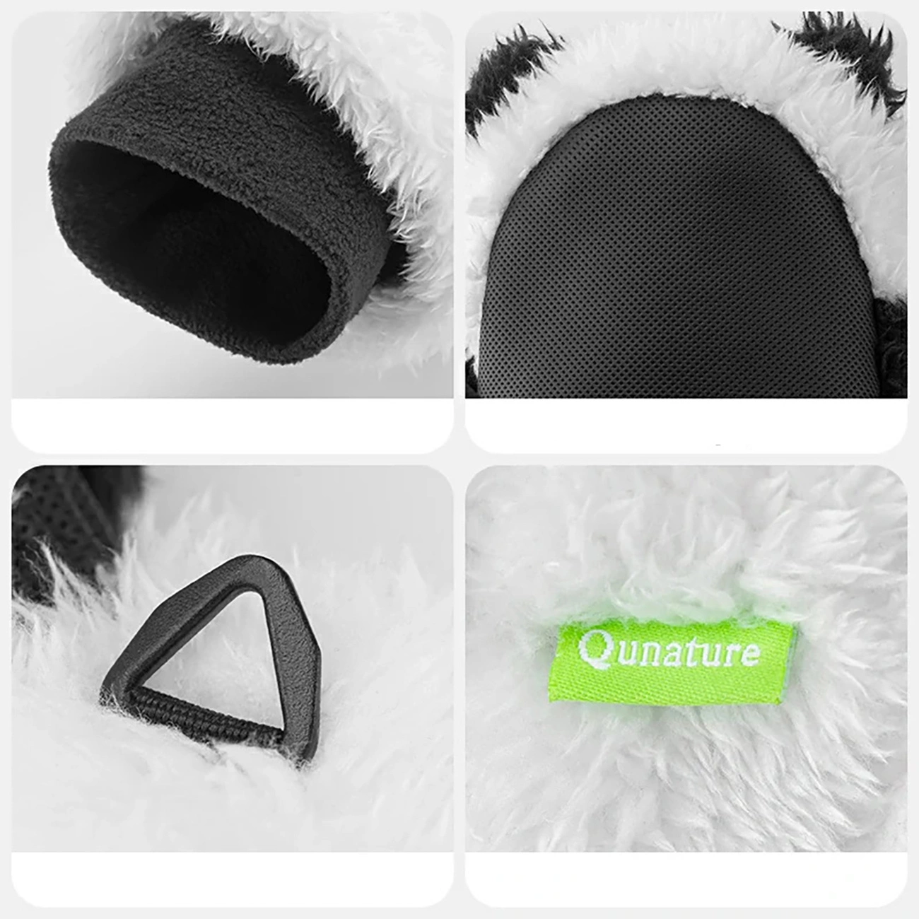 Лыжные перчатки Qunature Panda для детей и взрослых, размер S,...
