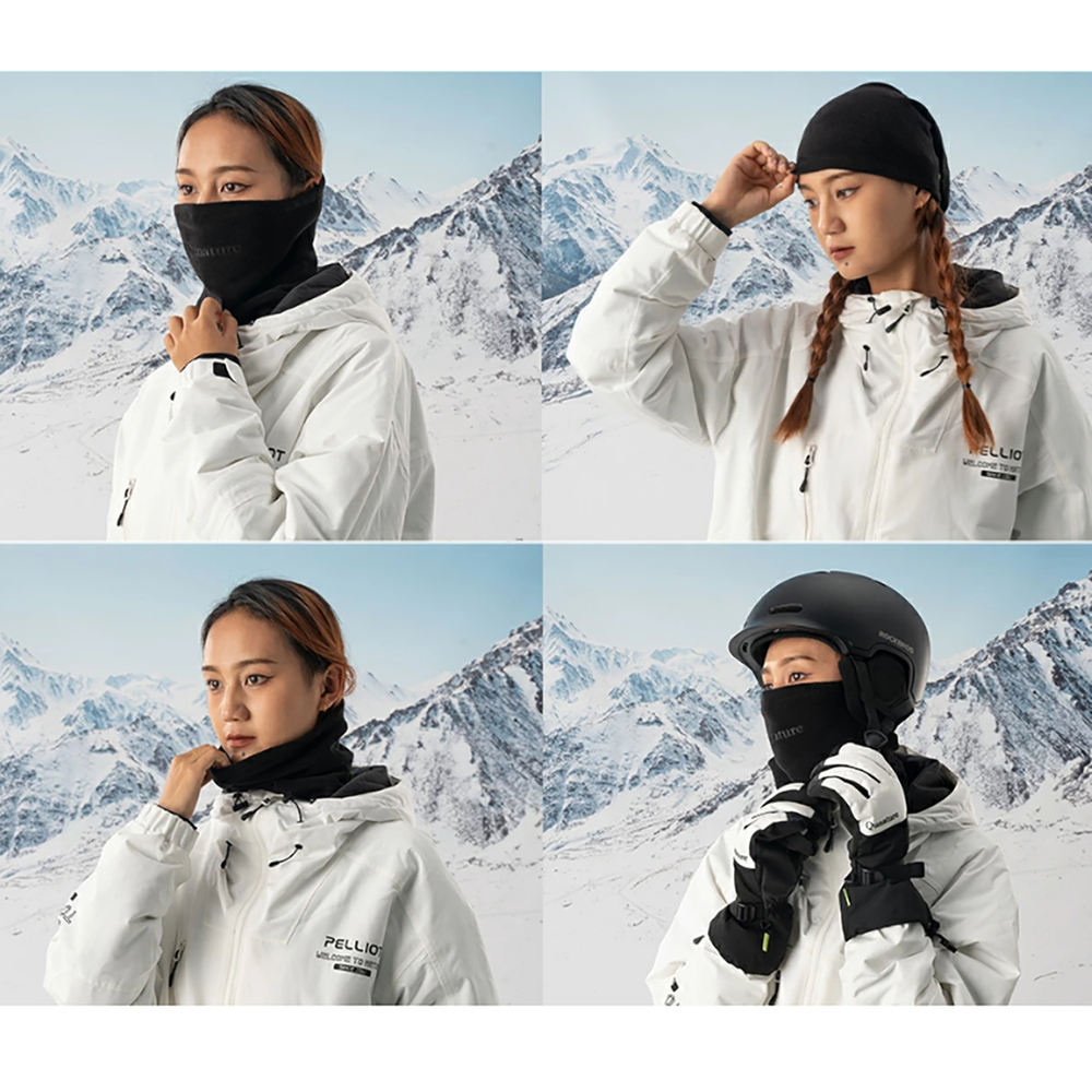 Qunature Oli Ski Neck Warmer, Size L, Black