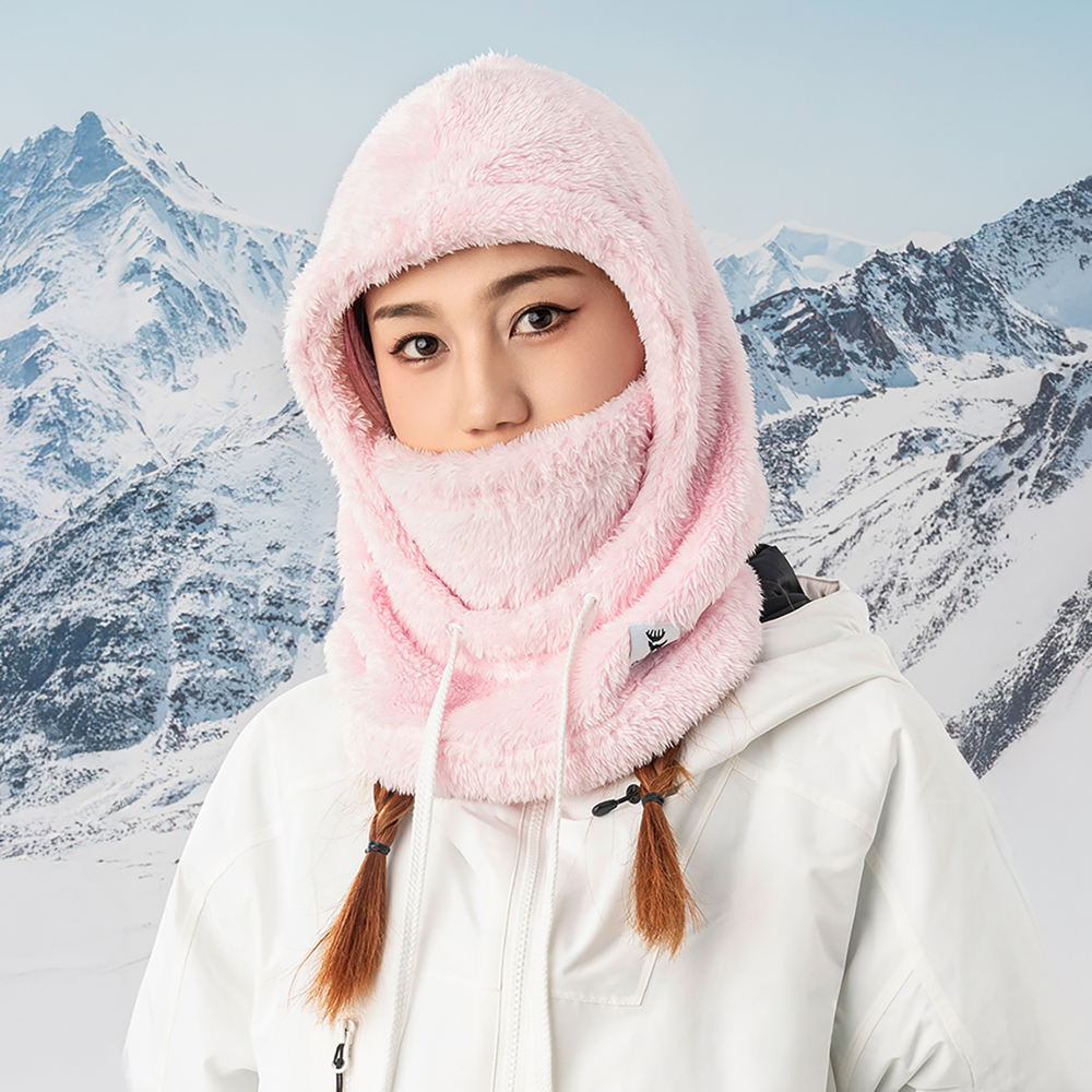 Qunature Arctic Velvet Ski Balaclava Size L - Pink