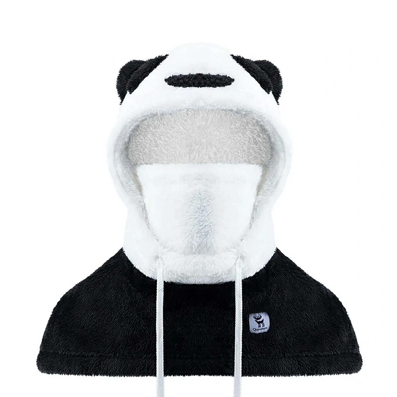 Slēpošanas Balaklava _ Panda _ Bērniem / Pieaugušajiem Izmērs L - Melna / Balta _ Qunature | Ski Balaclava _ Panda...