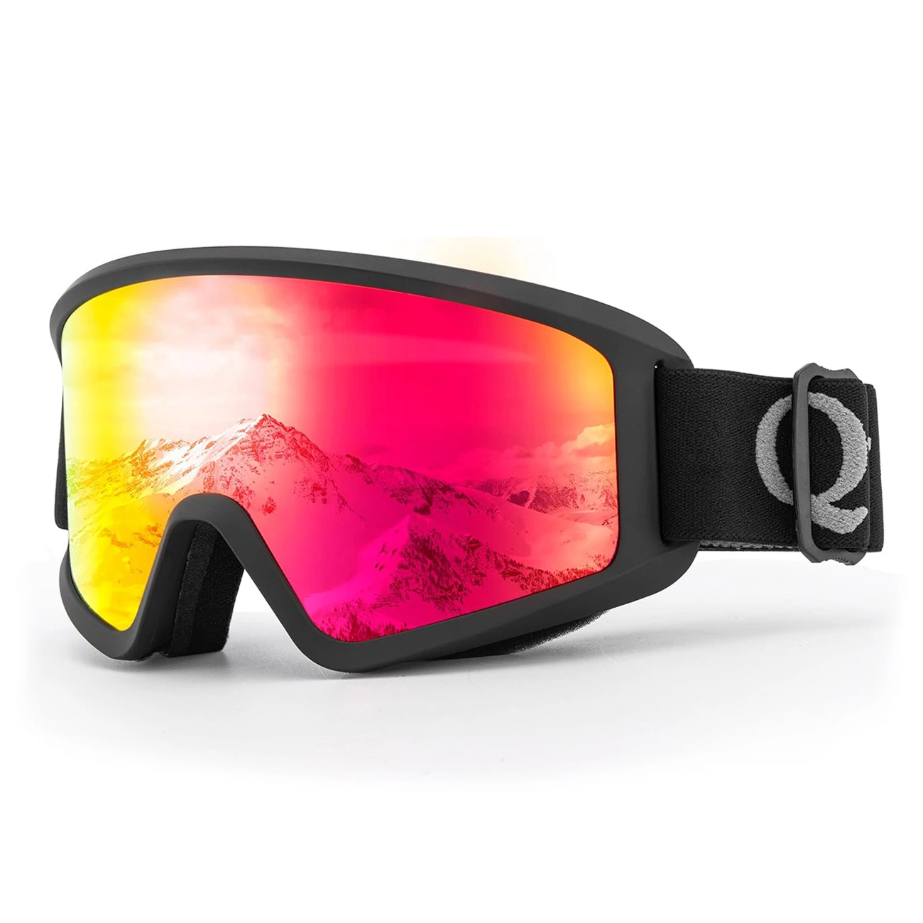 Qunature Ski Goggles for Adults, Black