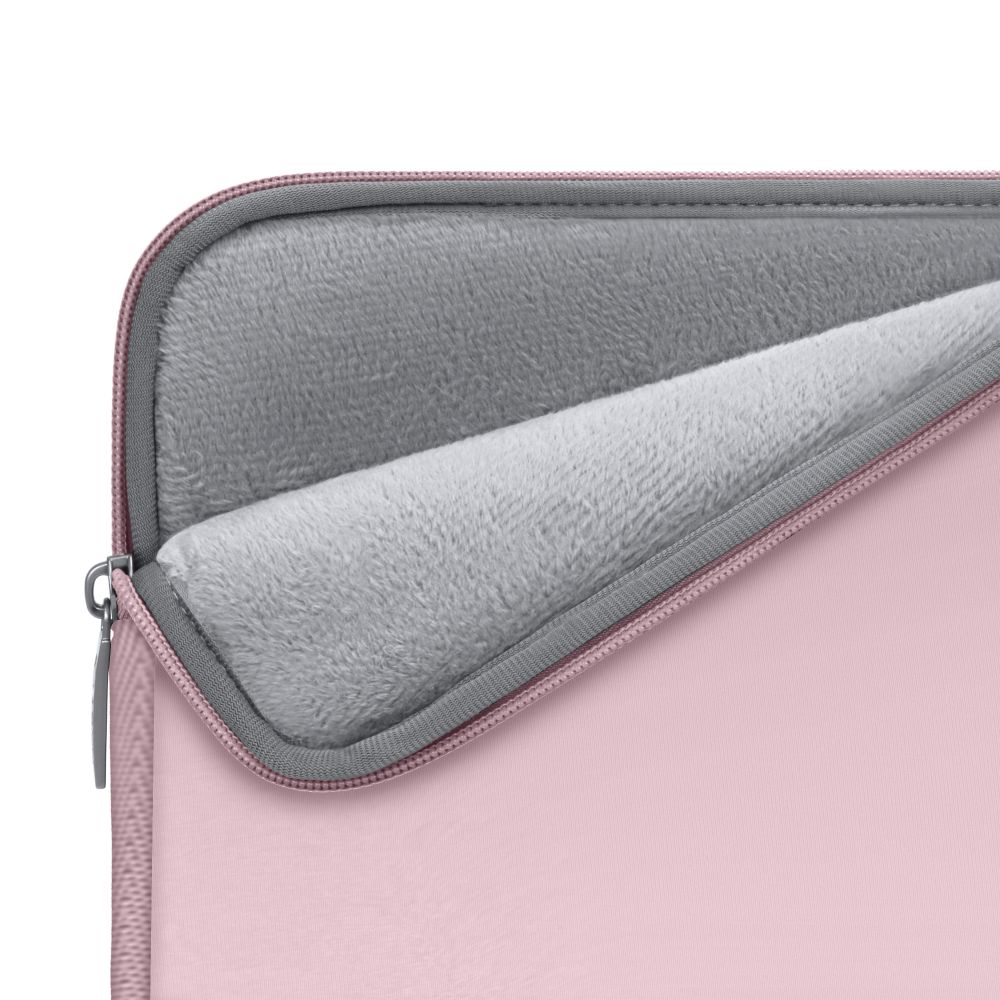 Tech-Protect Neoslim 15-16\" Laptop Bag with Accessory Pouch, Pink