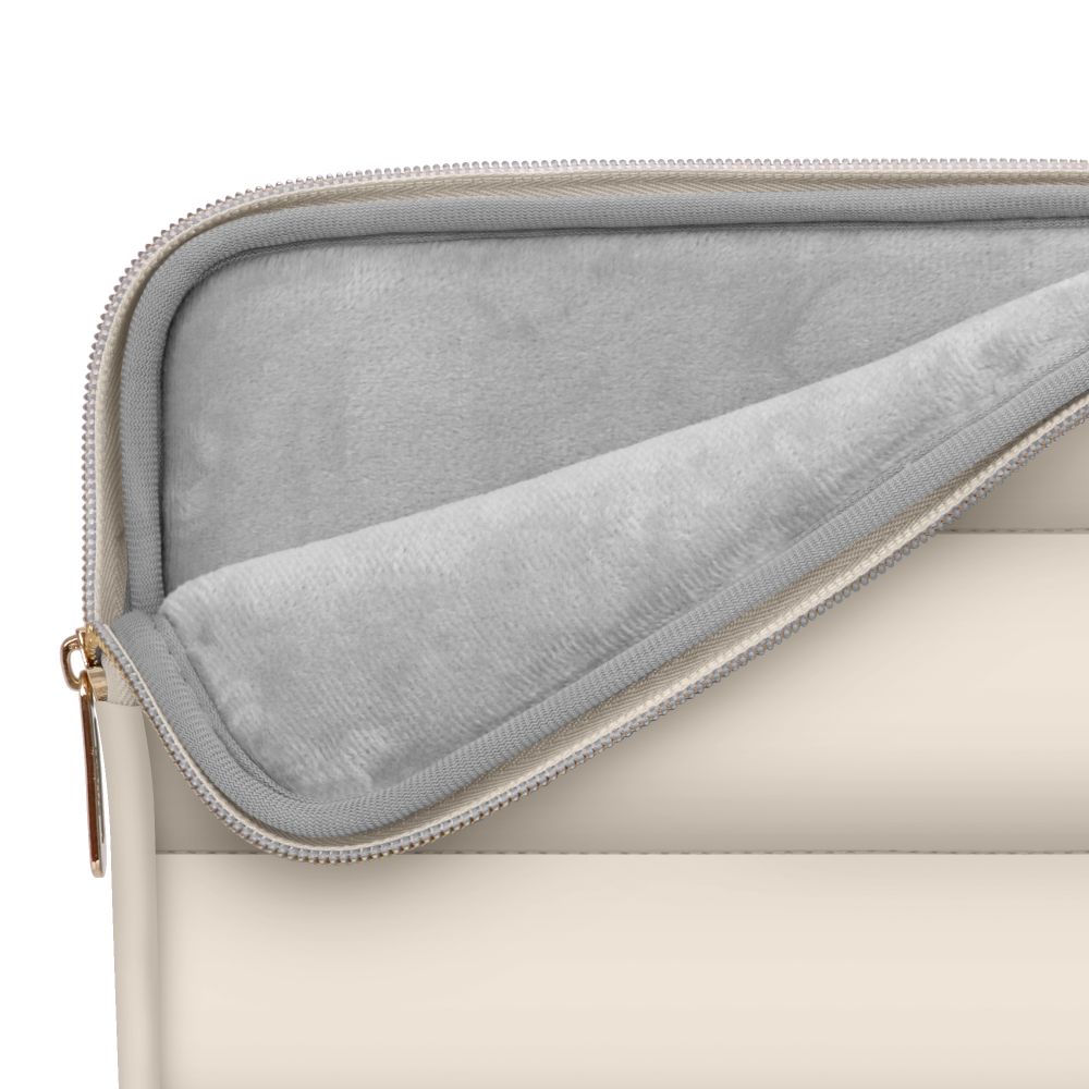 Tech-Protect Puffy 15-16 Laptop Bag, Beige