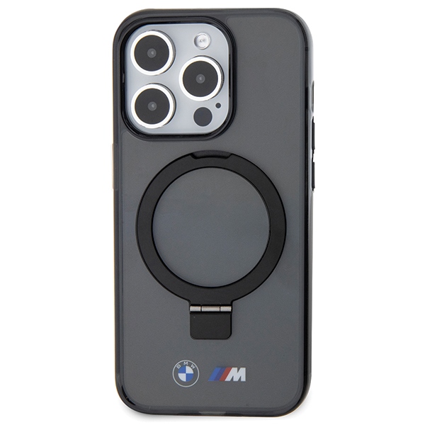 BMW Ring Stand M Collection MagSafe case for iPhone 15 Pro Max - black