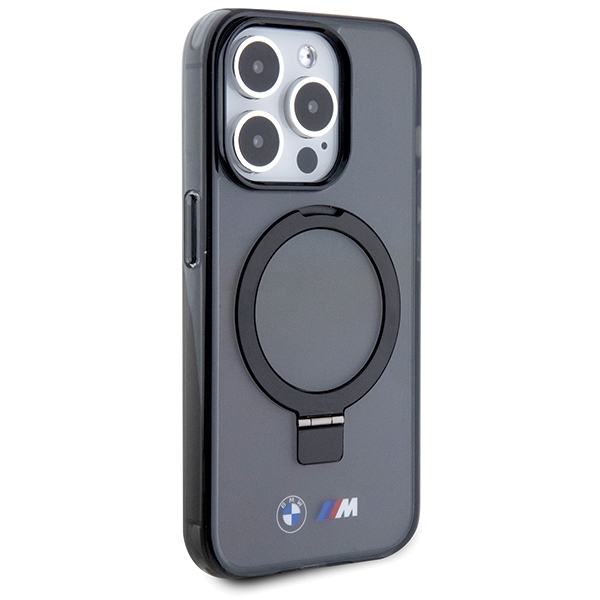 BMW Ring Stand M Collection MagSafe case for iPhone 15 Pro Max - black