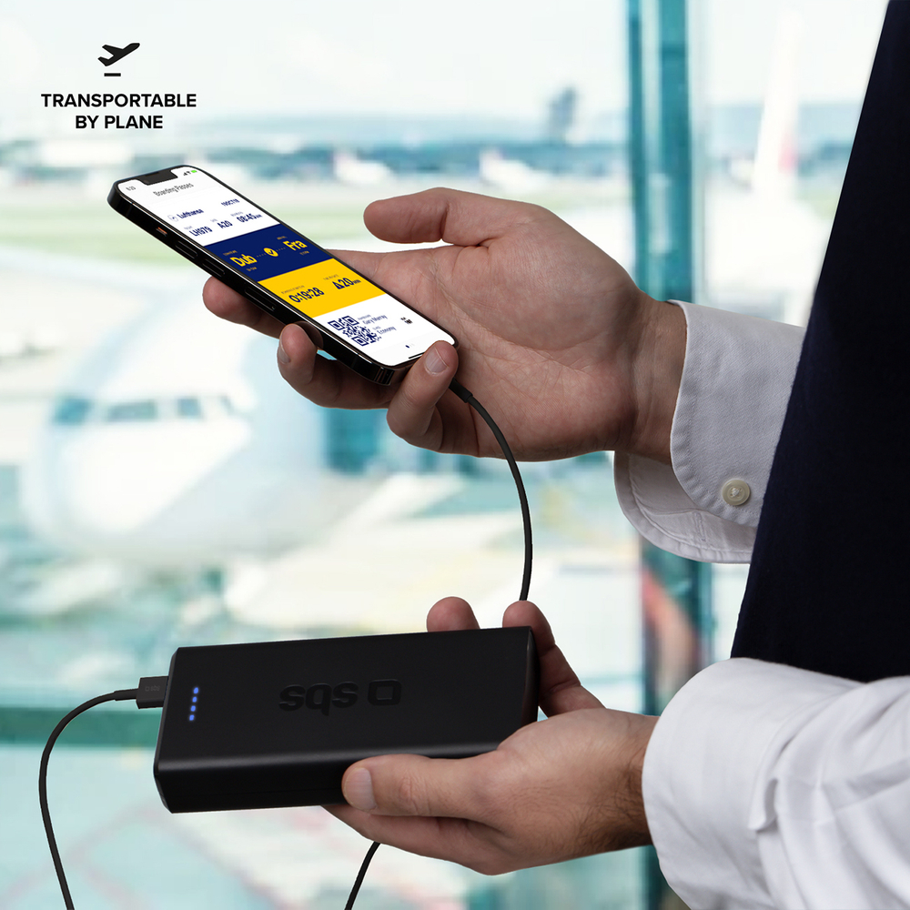 Puro Fast Power Bank 20000 mAh, Black