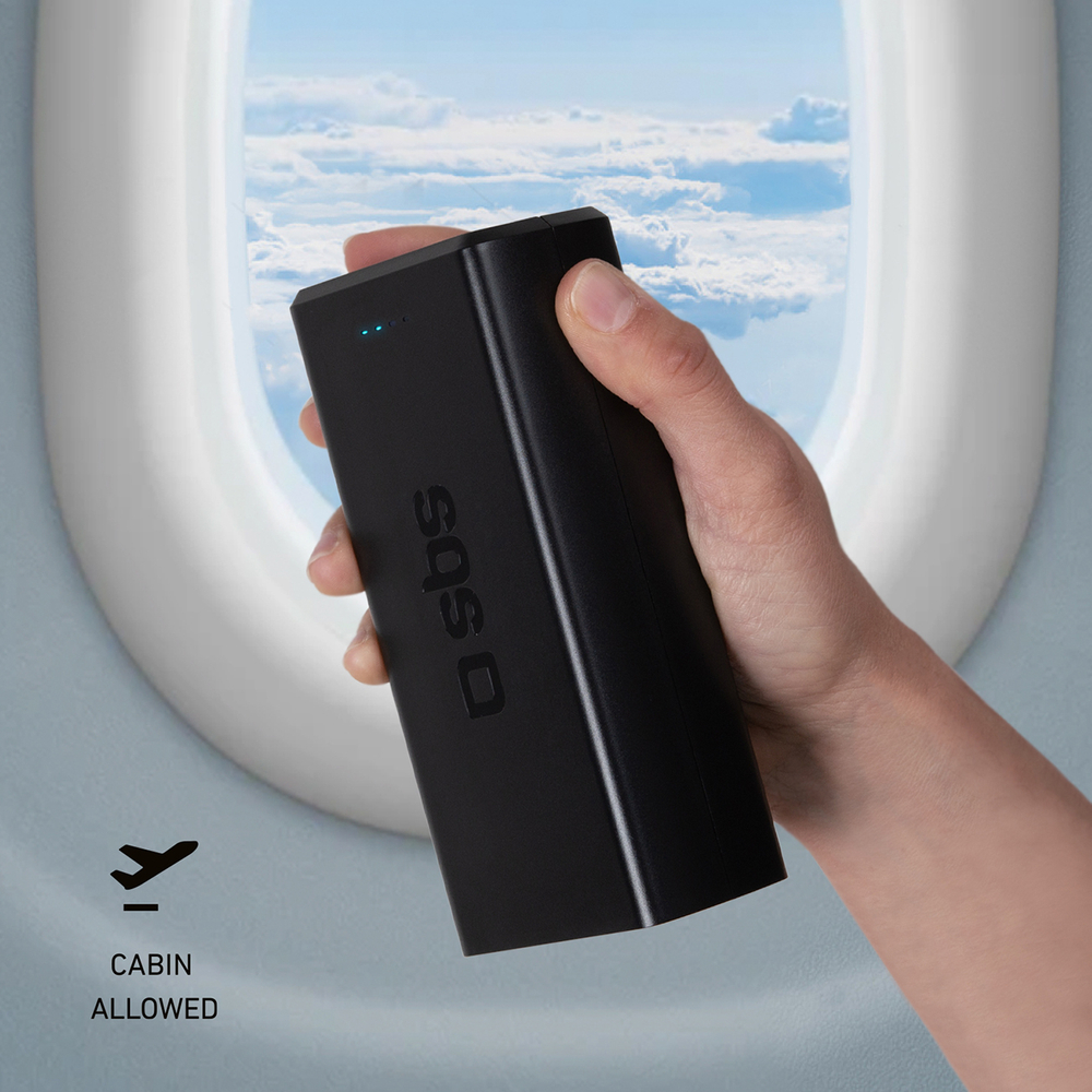 Sbs 30000 mAh Power Bank TTBB30000PD20K, Black