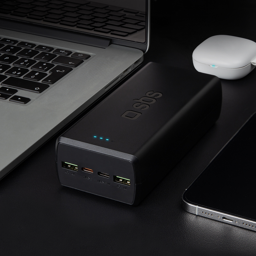 Sbs 30000 mAh Power Bank TTBB30000PD20K, Black