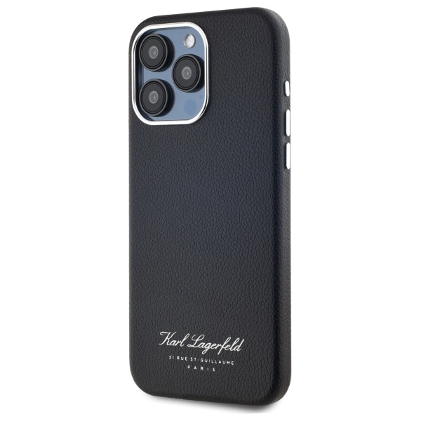 Apple iPhone 15 Pro Max 6.7\'\' Karl Lagerfeld Hotel RSG Case Cover, Black