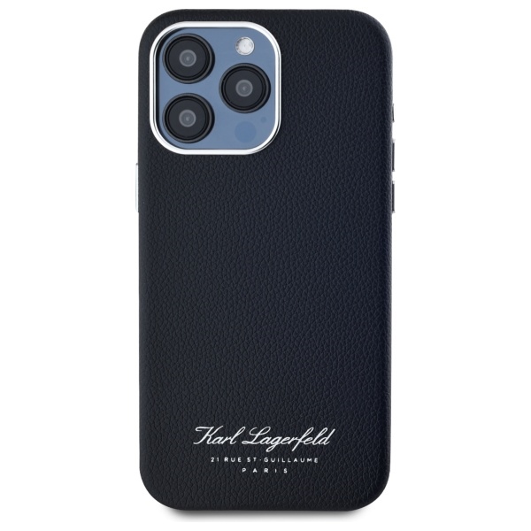 Apple iPhone 15 Pro Max 6.7\'\' Karl Lagerfeld Hotel RSG Case Cover, Black