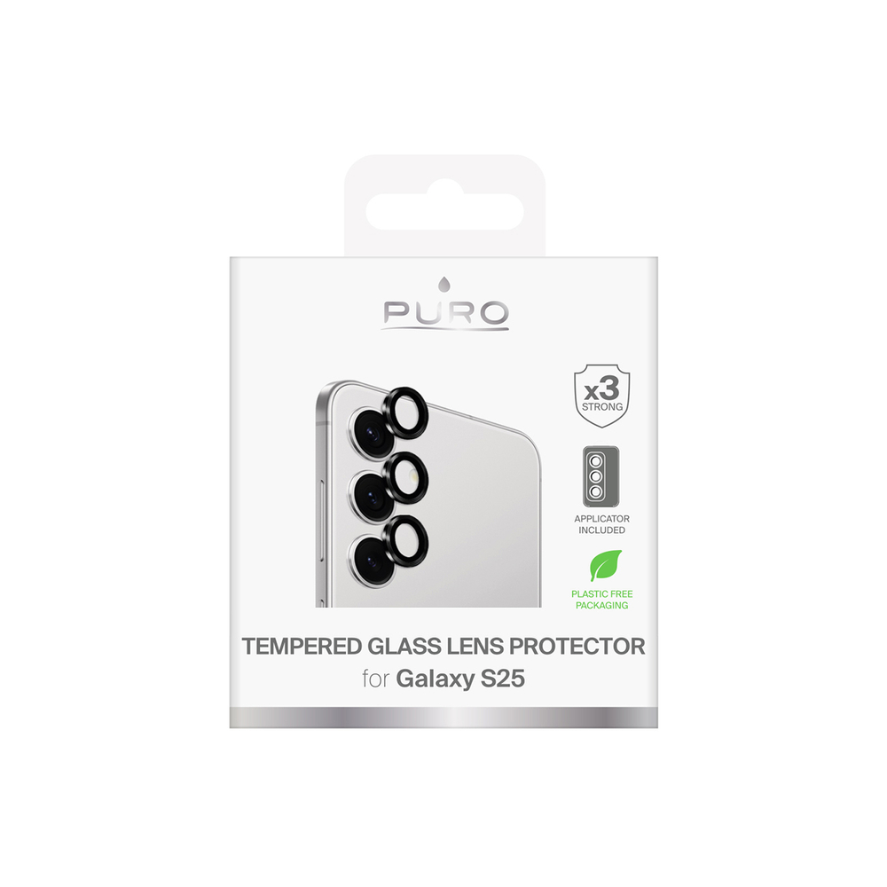 Puro Single Camera Lens Tempered Glass for Samsung Galaxy S25