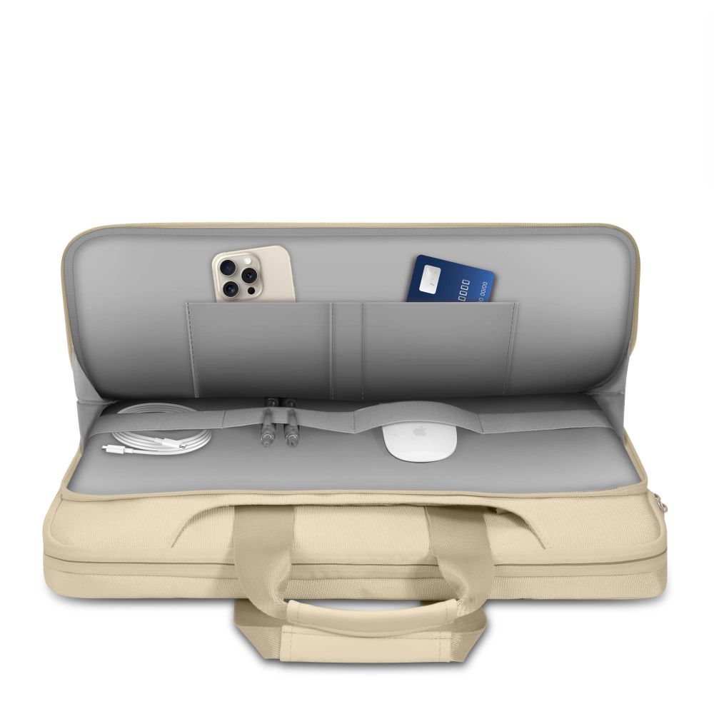 Tech-Protect Pocket 13-14 Laptop Bag, Beige