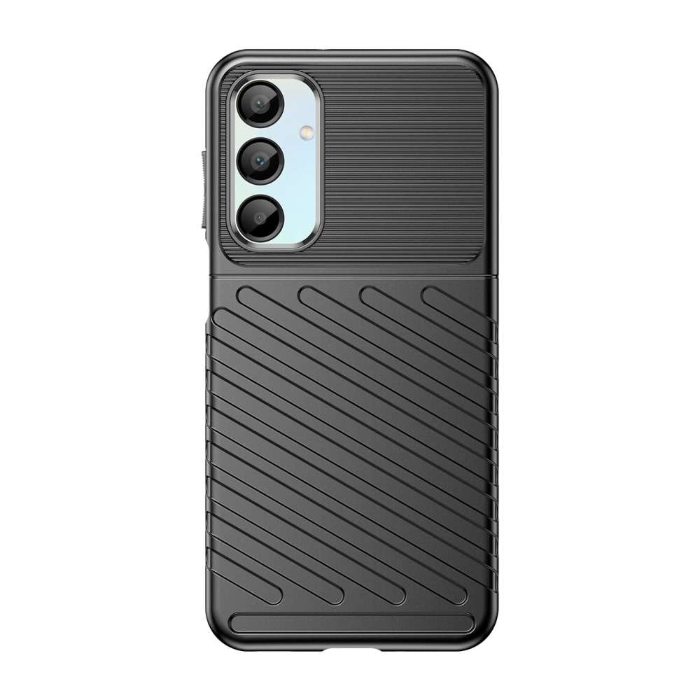 Thunder Case for Samsung Galaxy A56 / A36 Armored Silicone Cover, Black