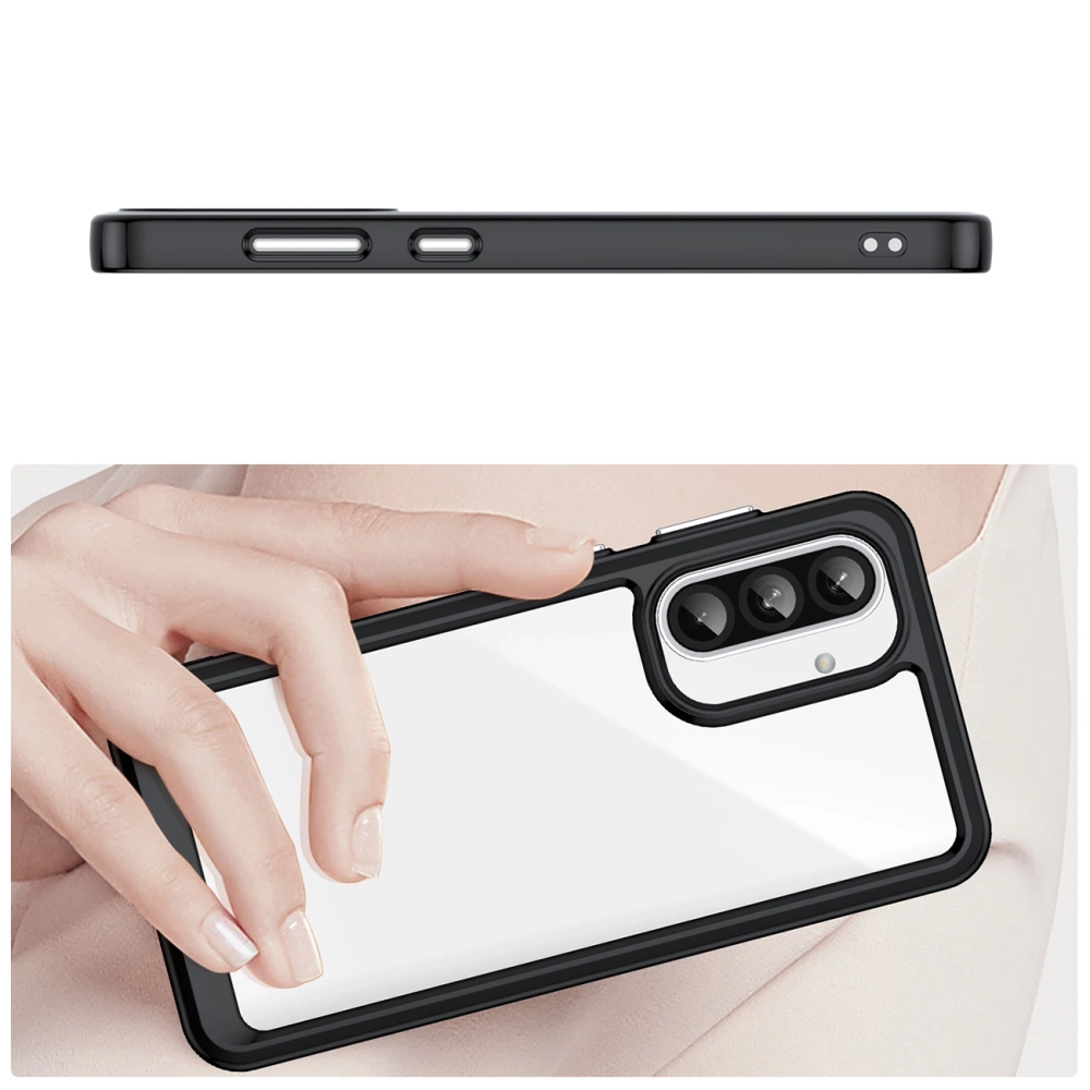 Hurtel Samsung Galaxy A56 Case Outer Space Case, Black