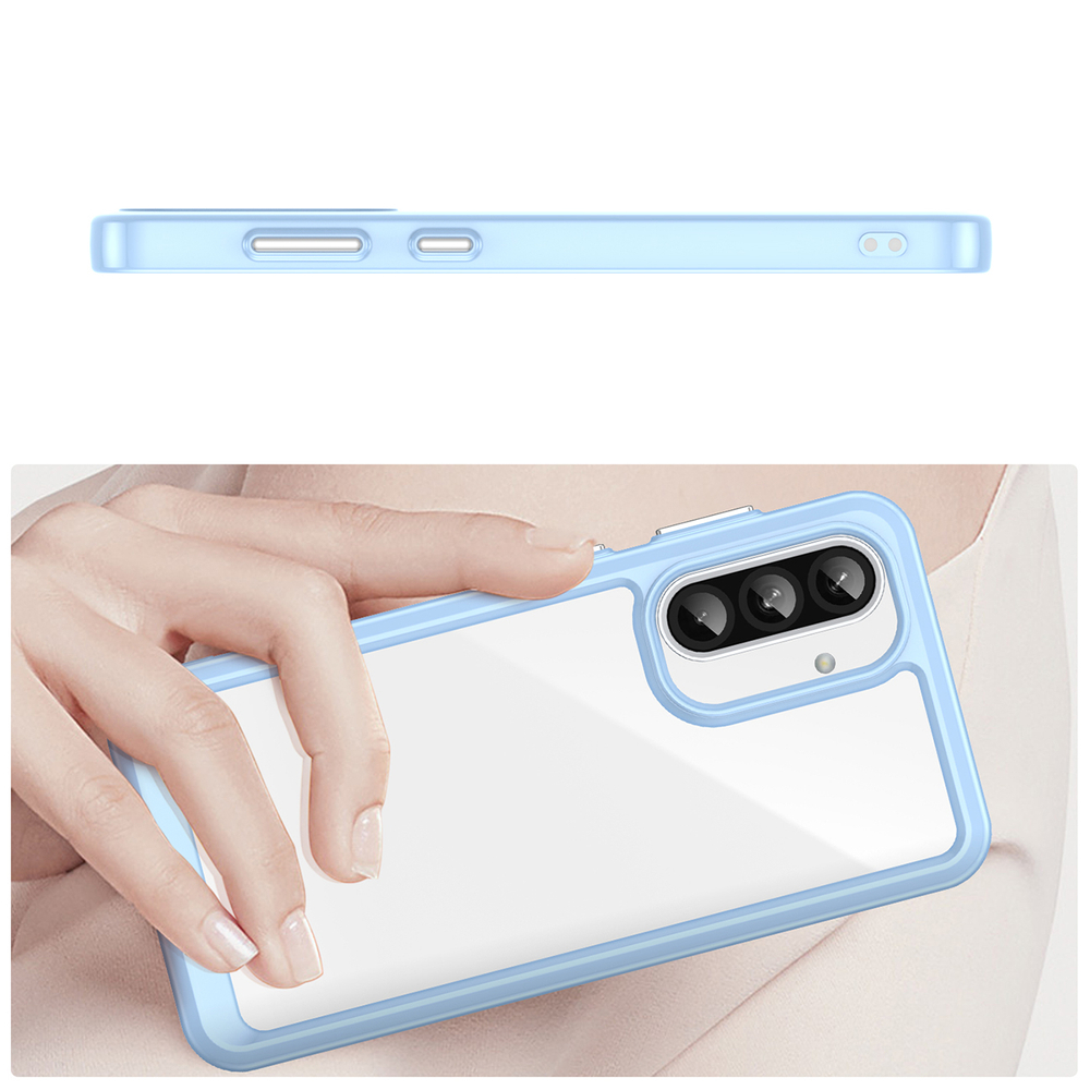 Samsung Galaxy A56 ( SM-A566B / DS ) Outer Space TPU Case Cover, Blue