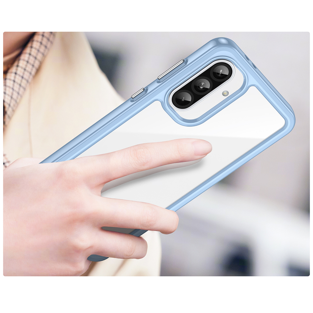 Samsung Galaxy A56 ( SM-A566B / DS ) Outer Space TPU Case Cover, Blue