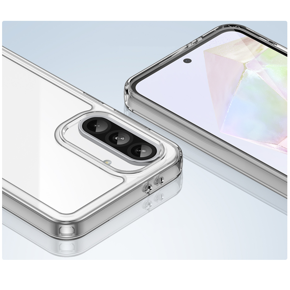 Samsung Galaxy A56 ( SM-A566B / DS ) Outer Space TPU Case Cover, Transparent