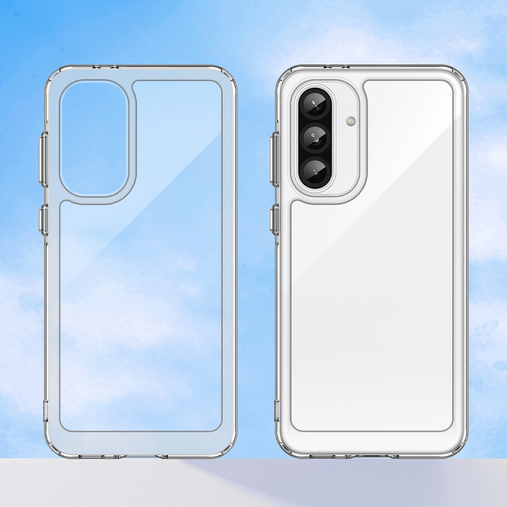 Samsung Galaxy A56 ( SM-A566B / DS ) Outer Space TPU Case Cover, Transparent