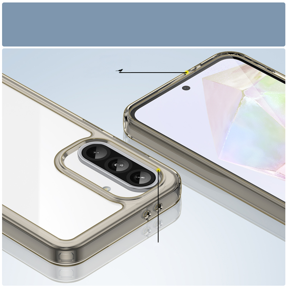 Hurtel Samsung Galaxy A56 Case Outer Space Case, Black