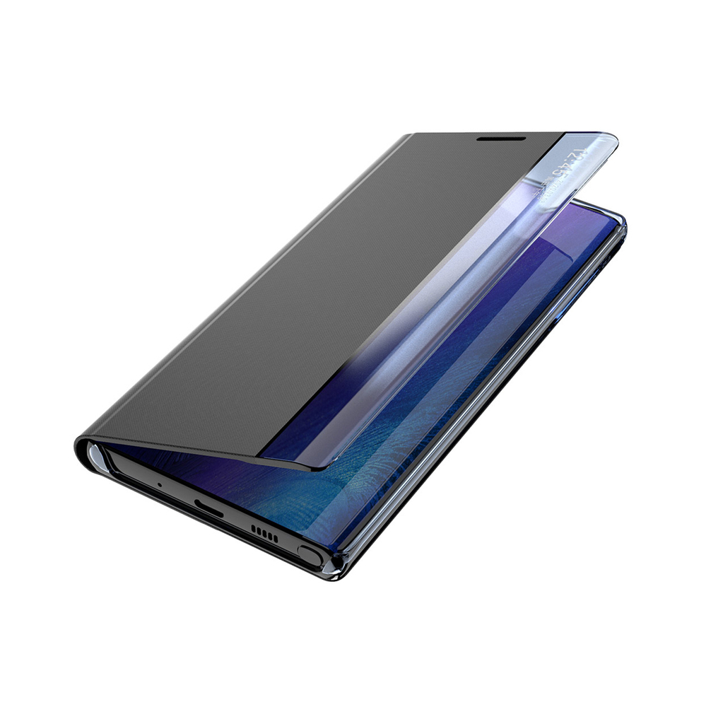 Hurtel Samsung Galaxy A26 atverams vāciņš maciņš grāmatiņa New Sleep Case, melns