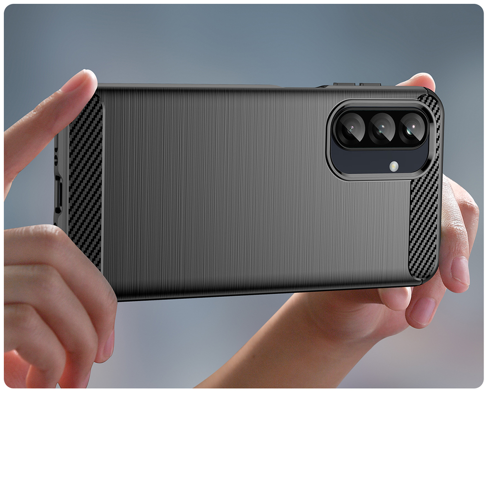 Carbon Case for Samsung Galaxy A26, Black