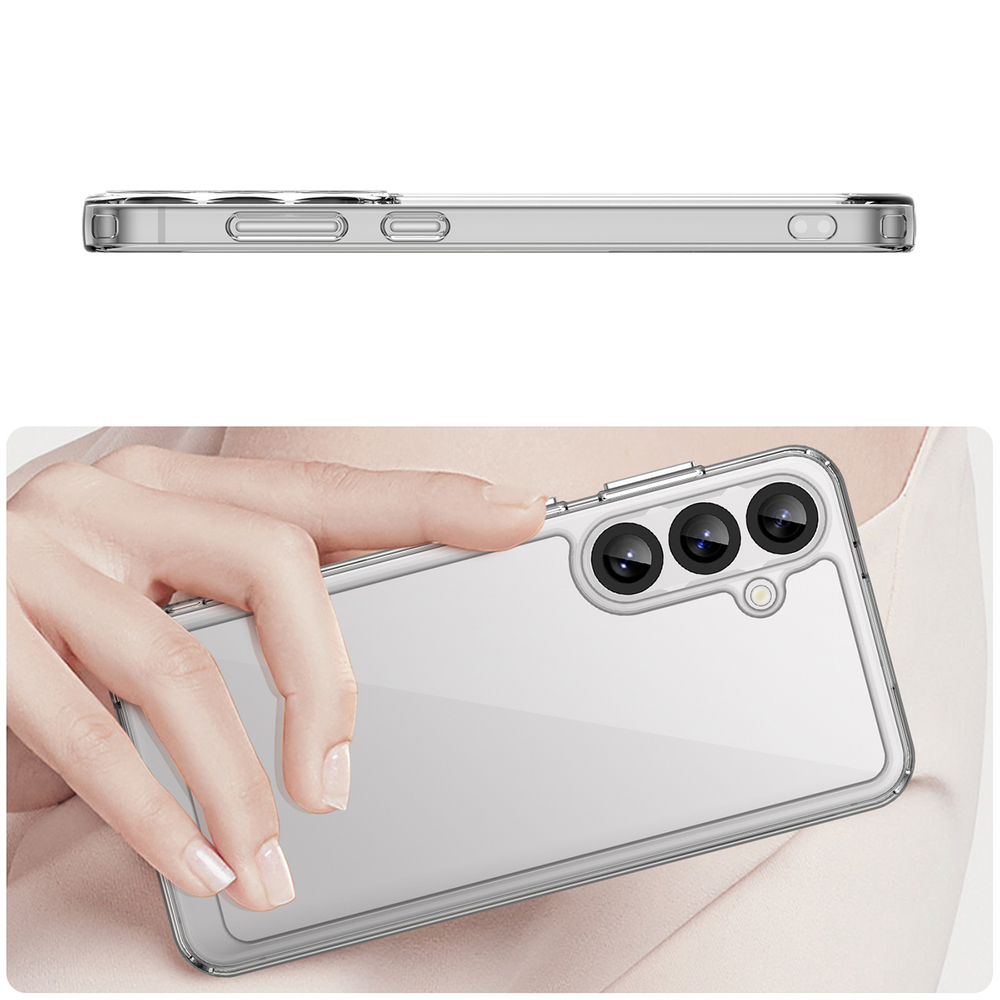 Samsung Galaxy A36 ( SM-A366E / DS ) Outer Space TPU Case Cover, Transparent | Чехол Обложка Бампер...
