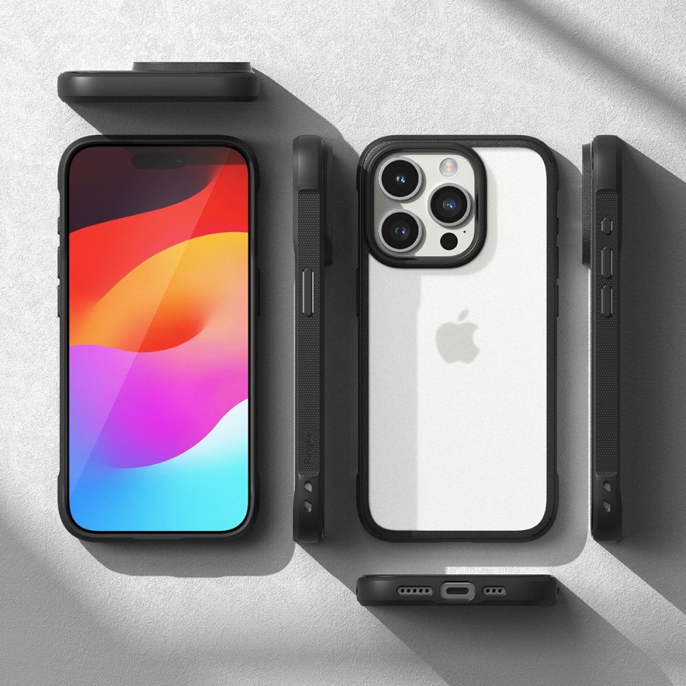 Ringke Fusion Bold iPhone 15 Pro Max Case - Matte Black