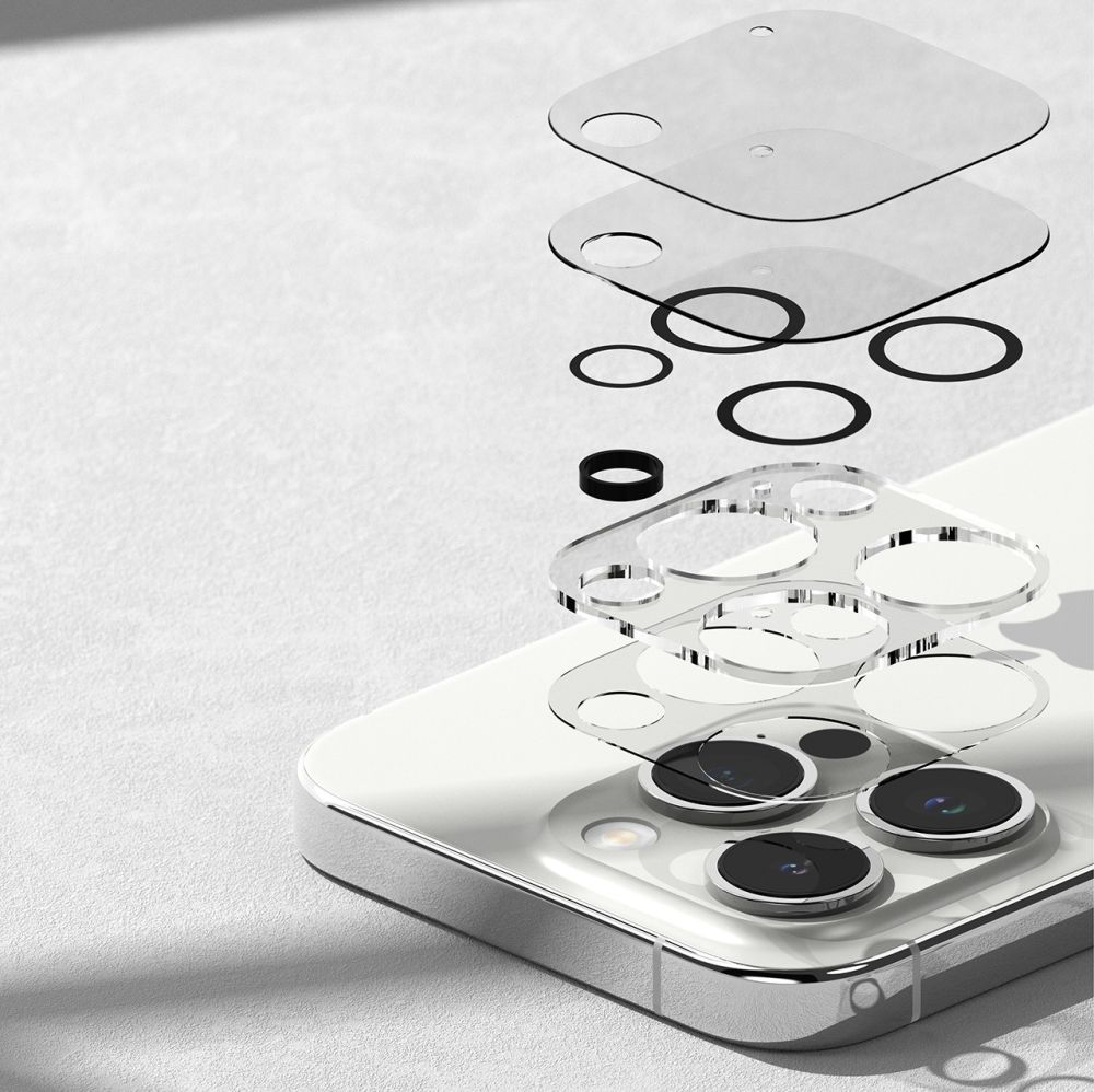Ringke Camera Protector 2-pack tempered glass for iPhone 15 Pro Max