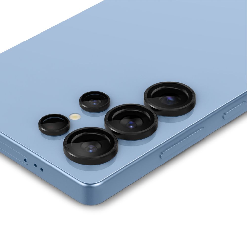 Spigen Optik Pro GLAS.TR EZ FIT 2-pack Camera Cover for Samsung Galaxy S25 Ultra - Black