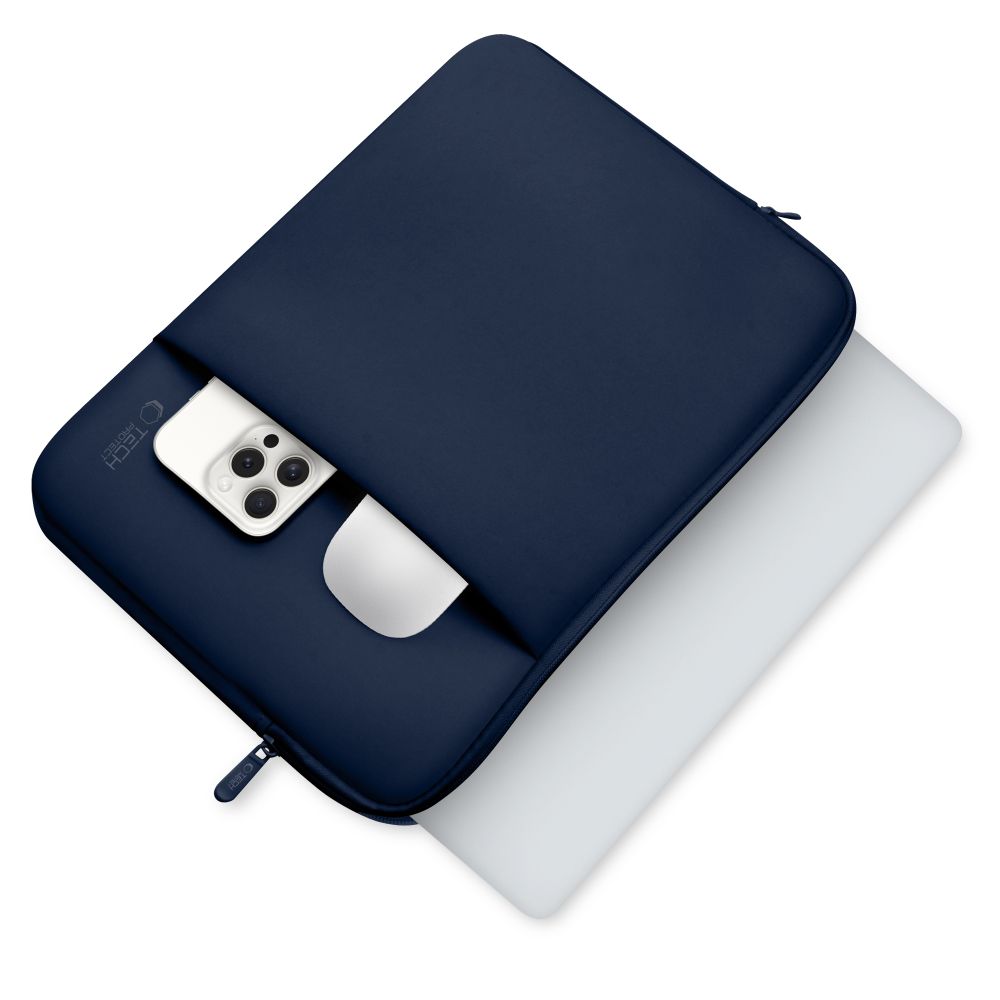 Tech-Protect Neoprene 13\\\" Laptop Case - Navy Blue