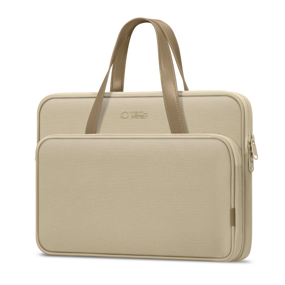 Tech-Protect Carrying Bag for 13-14\" Laptop, Beige