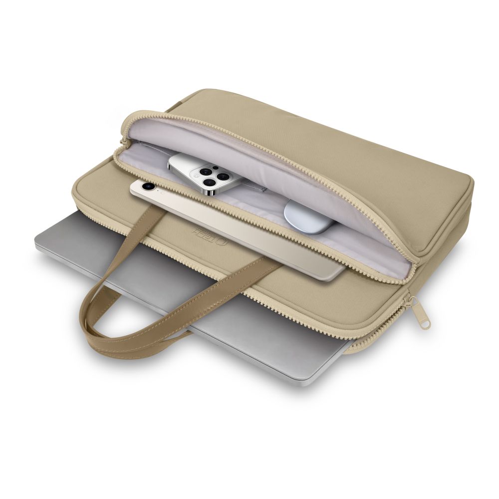 Tech-Protect Carrying Bag for 13-14\" Laptop, Beige
