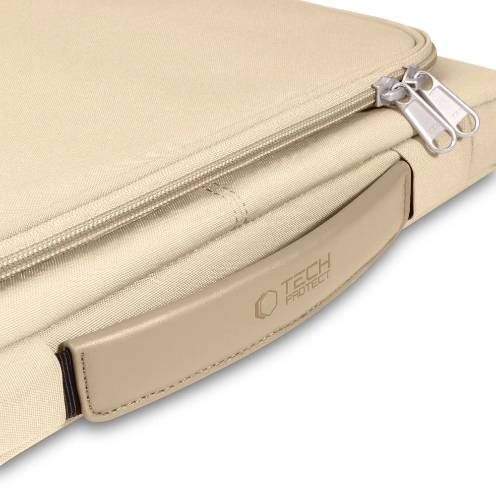 Сумка для ноутбука Tech-Protect Basic Bag 15-16\", бежевая